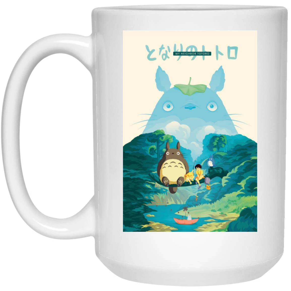 Totoro And The Girls In Jungle Mug 2 Totoro And The Girls In Jungle Mug - Image 2