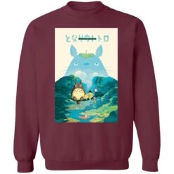 Totoro And The Girls In Jungle Sweatshirt -Ghibli redirect12262021071254 12