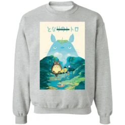 Totoro And The Girls In Jungle Sweatshirt