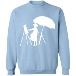 The Wind Rises Cutout Black & White Sweatshirt -Ghibli redirect12282020121213 7 1